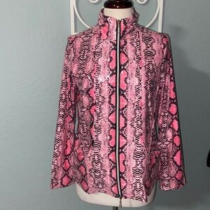Like new RARE Vintage Berek snake print design jacket